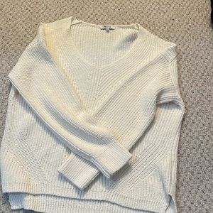 Cream colored Madewell sweater size L
